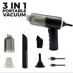 3 In 1 Portable Car Vacuum Cleaner