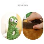 Dancing Cactus Toy Repeat Talking USB Charging Can Sing Record Cactus Bailarín Dansant Kids Education Toys Birthday Present